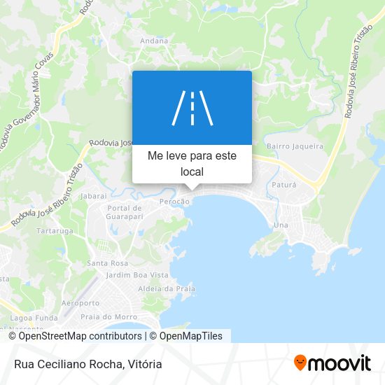 Rua Ceciliano Rocha mapa