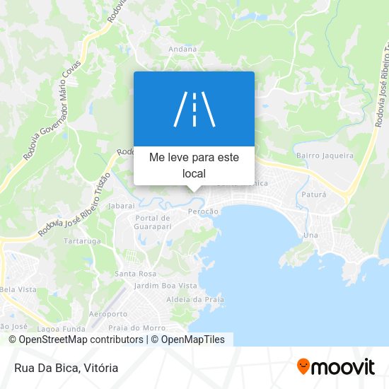 Rua Da Bica mapa