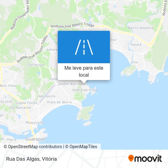 Rua Das Algas mapa