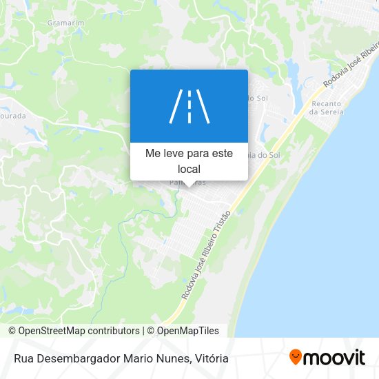 Rua Desembargador Mario Nunes mapa