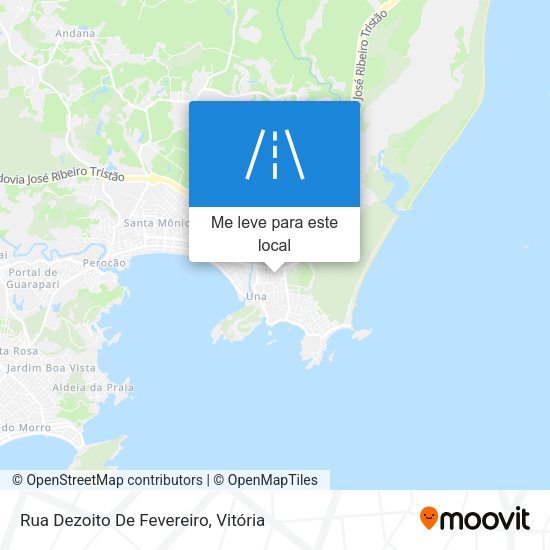 Rua Dezoito De Fevereiro mapa