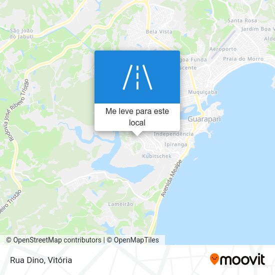Rua Dino mapa
