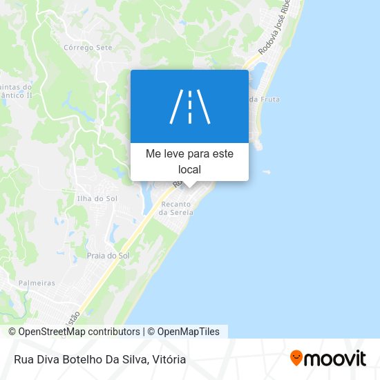 Rua Diva Botelho Da Silva mapa