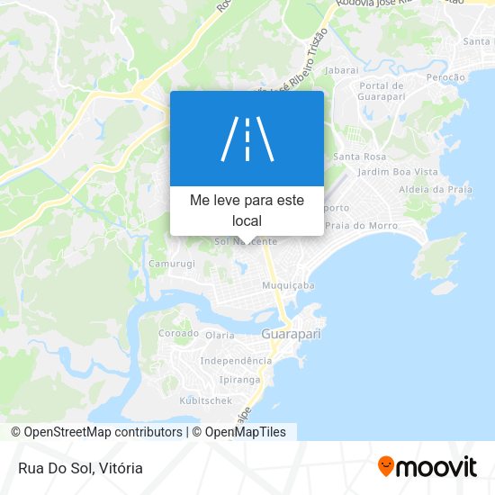 Rua Do Sol mapa