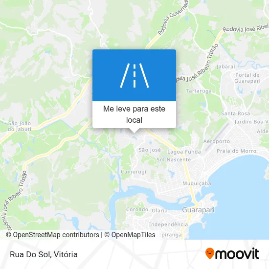 Rua Do Sol mapa