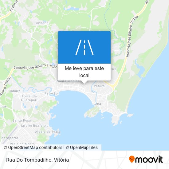 Rua Do Tombadilho mapa