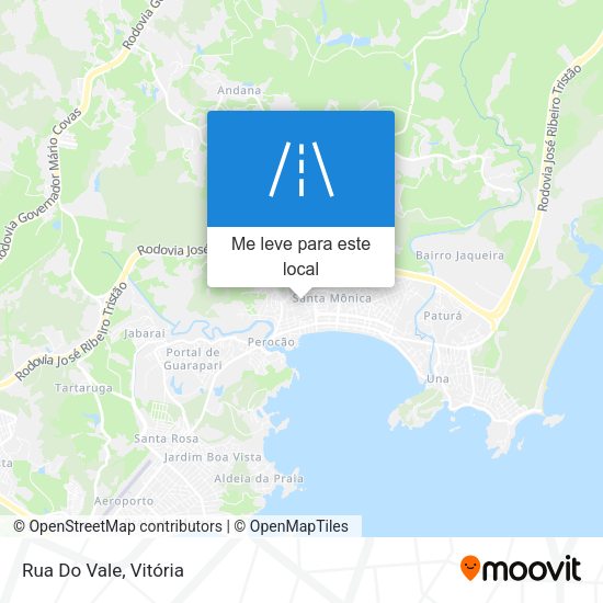 Rua Do Vale mapa