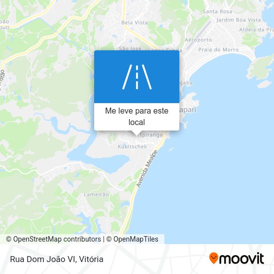 Rua Dom João VI mapa