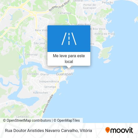 Rua Doutor Aristides Navarro Carvalho mapa