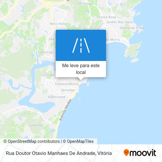 Rua Doutor Otavio Manhaes De Andrade mapa