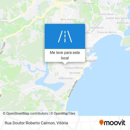 Rua Doutor Roberto Calmon mapa