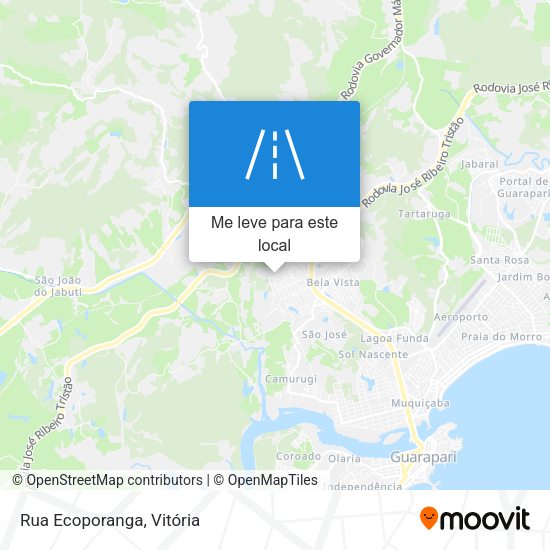 Rua Ecoporanga mapa