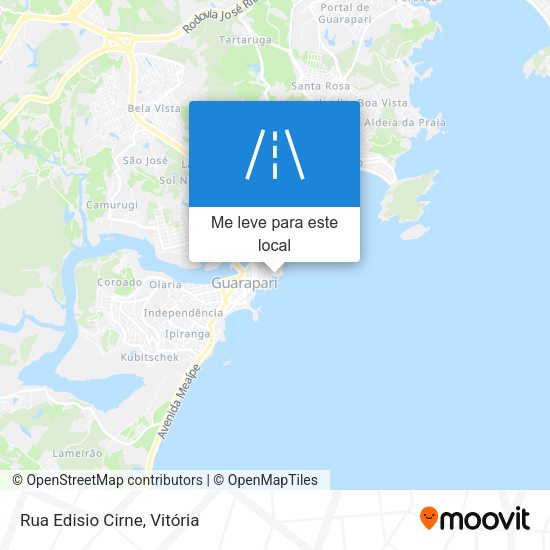 Rua Edisio Cirne mapa