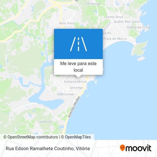 Rua Edson Ramalhete Coutinho mapa