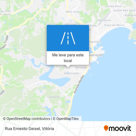 Rua Ernesto Geisel mapa