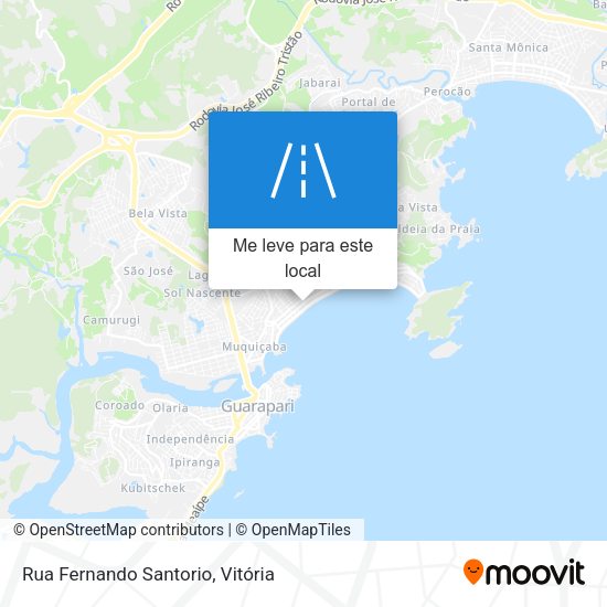 Rua Fernando Santorio mapa