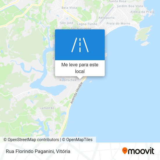 Rua Florindo Paganini mapa