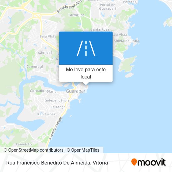 Rua Francisco Benedito De Almeida mapa