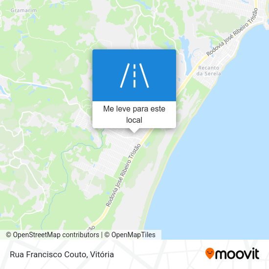 Rua Francisco Couto mapa