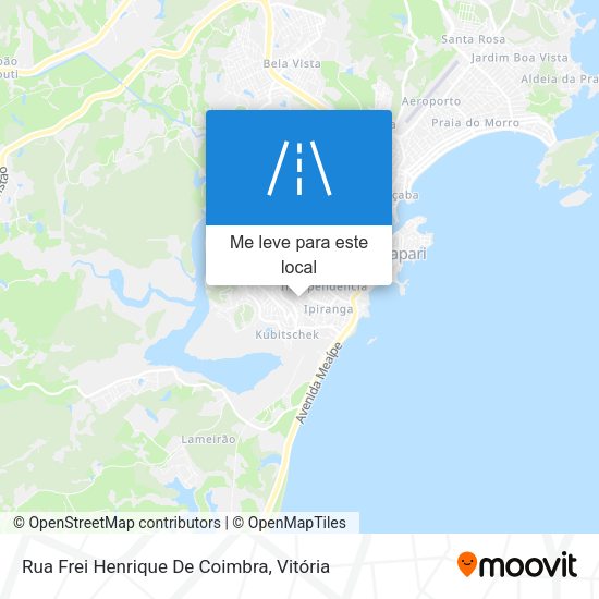 Rua Frei Henrique De Coimbra mapa