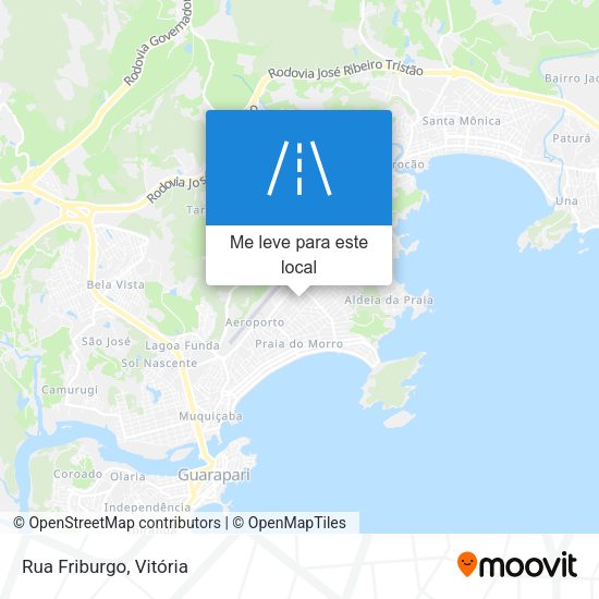 Rua Friburgo mapa