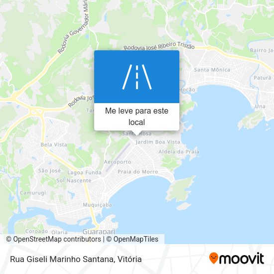 Rua Giseli Marinho Santana mapa