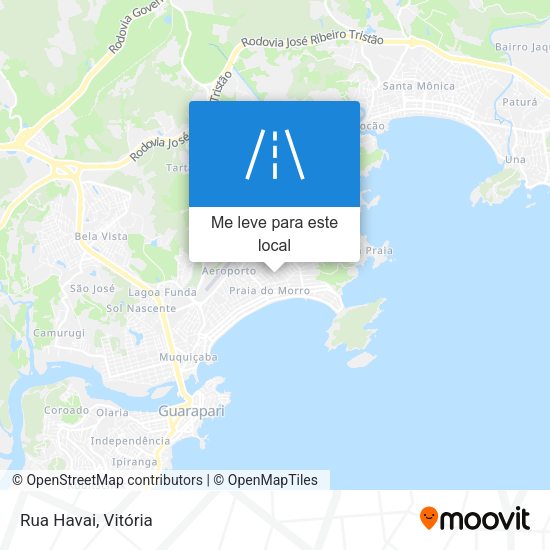 Rua Havai mapa