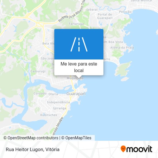 Rua Heitor Lugon mapa