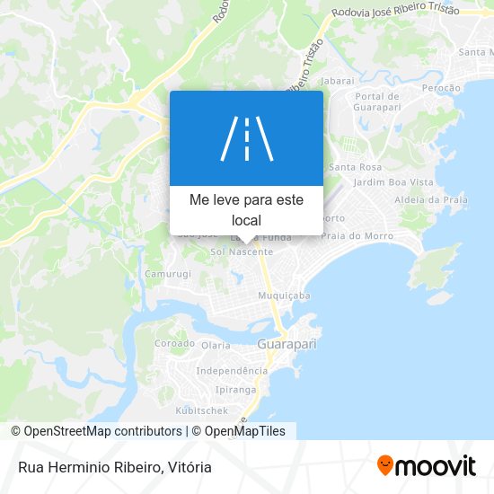 Rua Herminio Ribeiro mapa