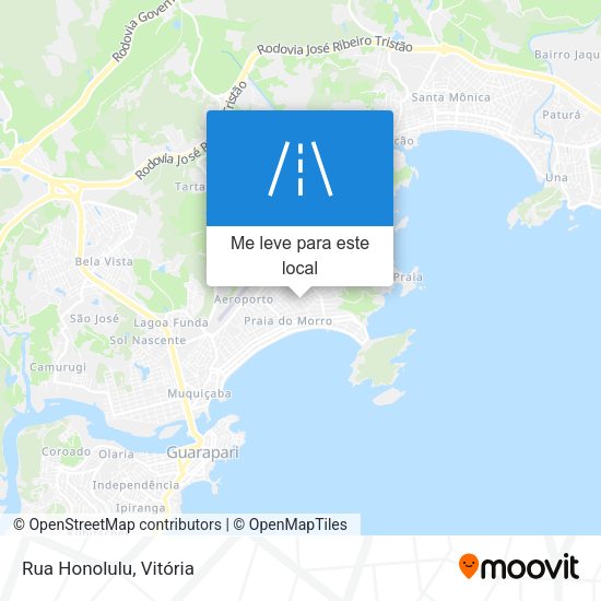 Rua Honolulu mapa