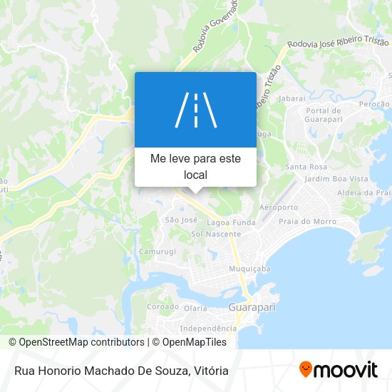 Rua Honorio Machado De Souza mapa