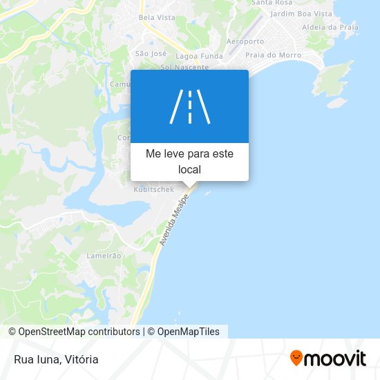 Rua Iuna mapa
