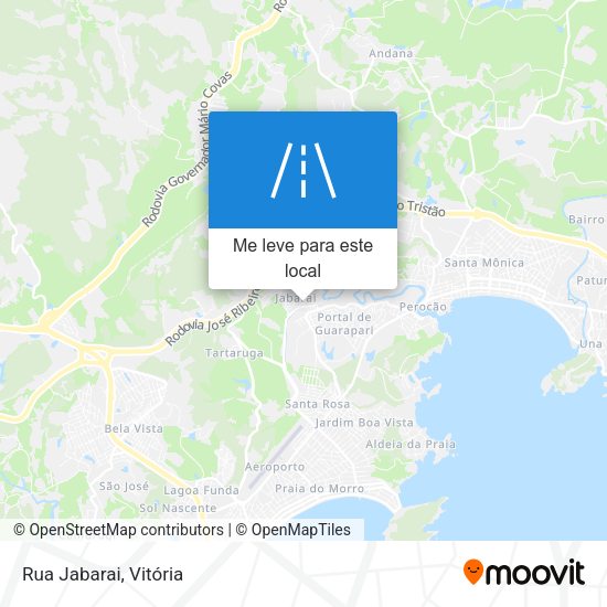 Rua Jabarai mapa