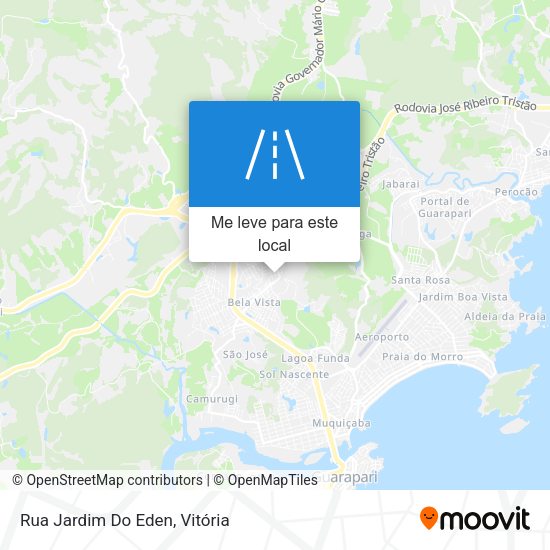 Rua Jardim Do Eden mapa