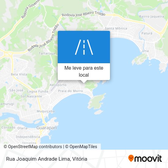 Rua Joaquim Andrade Lima mapa