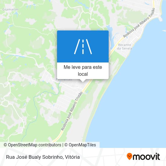 Rua José Bualy Sobrinho mapa