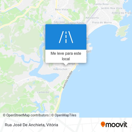 Rua José De Anchieta mapa