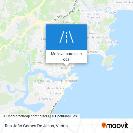 Rua João Gomes De Jesus mapa