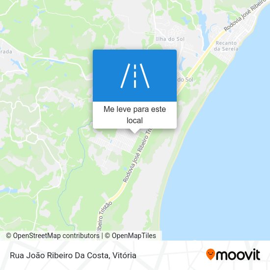 Rua João Ribeiro Da Costa mapa