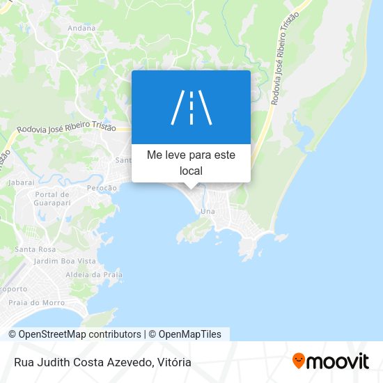 Rua Judith Costa Azevedo mapa