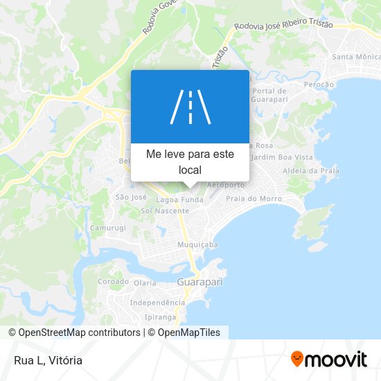 Rua L mapa