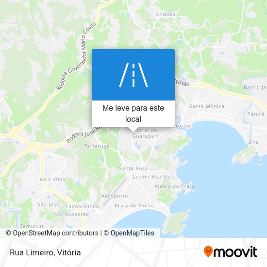 Rua Limeiro mapa