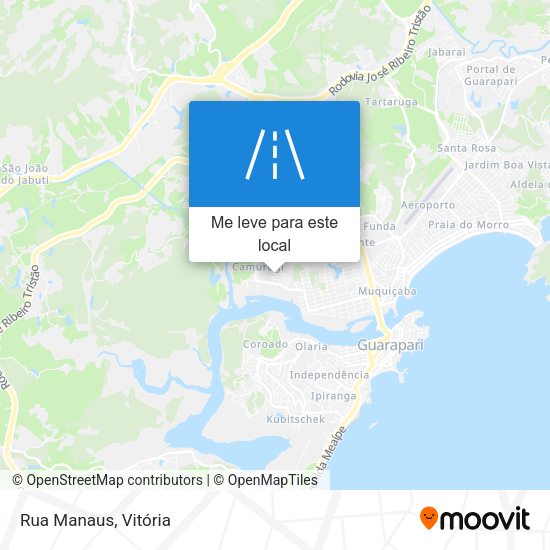 Rua Manaus mapa