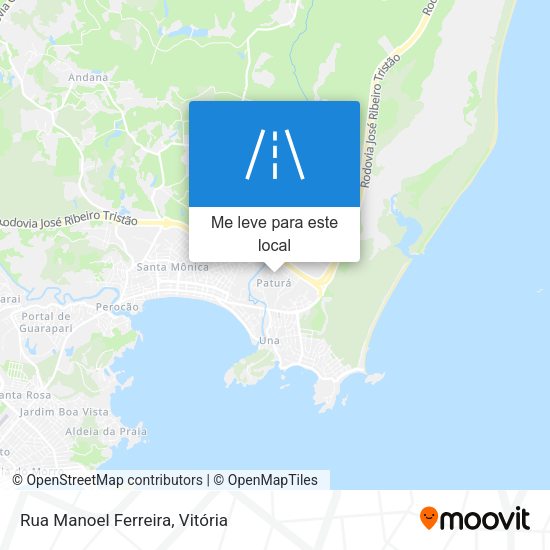 Rua Manoel Ferreira mapa