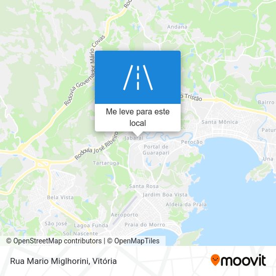 Rua Mario Miglhorini mapa