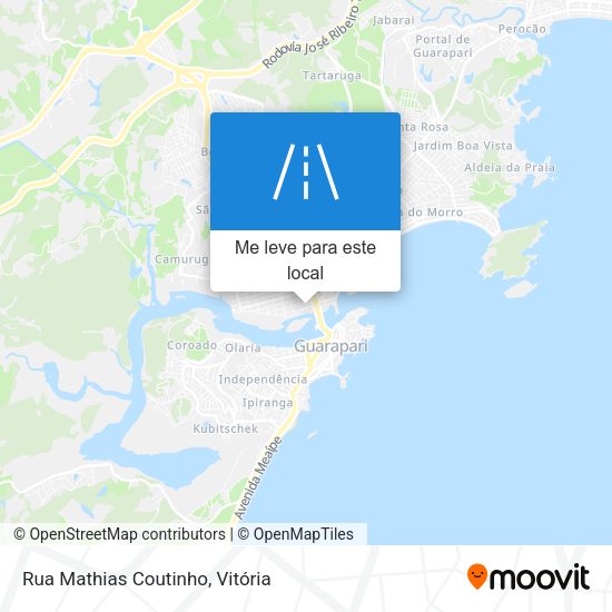 Rua Mathias Coutinho mapa