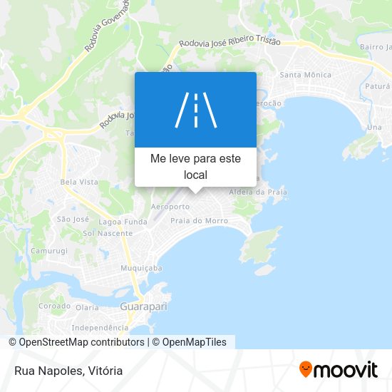 Rua Napoles mapa
