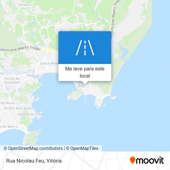 Rua Nicolau Feu mapa