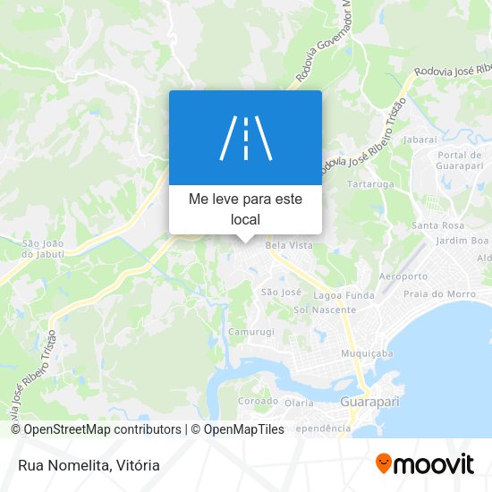 Rua Nomelita mapa