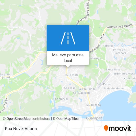 Rua Nove mapa